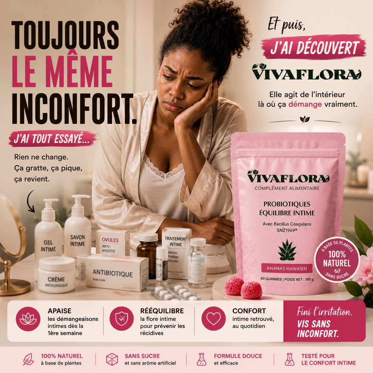 TRAITEMENT CONTRE LES DEMANGEAISONS INTIMES